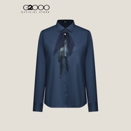 G2000 เสื้อเชิ้ตแบบทางการสำหรับผู้หญิง Slim Fit รุ่น 5122101377 Navy