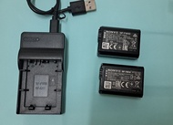Sony NP-FW50 原廠電池 連usb 充電器