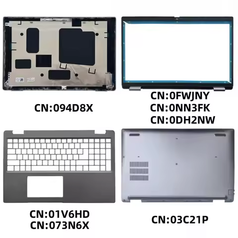 New For DELL Latitude 5520 E5520 LCD Back Cover Top Case/Bezel/Palmrest Cover/Bottom Cover/ABCDShell