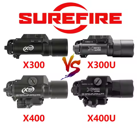 SureFire X300 Ultra X400 Ultra Tactical Flashlight Scout Light Hunting Flashlight Dual Remote Switch