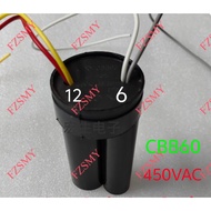 450V Universal Type CBB60 Double Drum Washing Machine Capacitor Starter Capacitor 12UF+6UF/12UF+5UF/