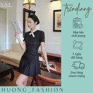 Huong fashion button-down dress