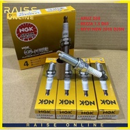 NGK SPARK PLUG LKAR6AGP  - ARUZ D38 - BEZZA 1.3 D63 - MYVI NEW 2018 D20N 95830 1SET 4 PCS