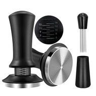 Coffee Tamper Spring Espresso Tamper 51mm 53mm 58mm Coffee Tampers and Coffee Stirrer Stainless Stee