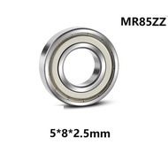 MINIATURE BALL Bearing Small Bearing Size 5 x 8 x 2.5mm 5x8x2.5mm MR85ZZ diameter 8mm hole 5mm thick