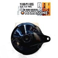 Rear Hub Panel Y100 / Y110 SS Black Original