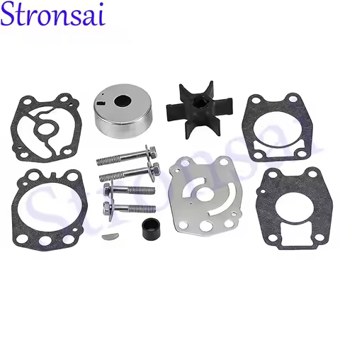 6F5-W0078 Water Pump Impeller Repair Kit for Yamaha Outboard Motor 2 Stroke 40HP C40 679 6F5-W0078-A