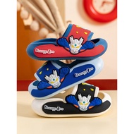 selipar lelaki viral selipar budak selipar baby boy Ultraman Cartoon Genuine Shit-stepping Children'