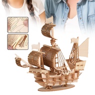3D Wooden Puzzles Ship Model Kit Pirate Ship Model Kit Sailing Ship Model,3D Wooden Puzzle Toy
