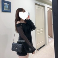 ෆ Chanel 黑金荔枝woc 發財包🖤