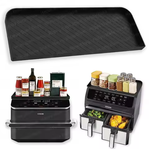 Hot Air Fryer Silicone Mat Accessories for Cosori Dual Zone Air Fryer 8.5L / Dual Blaze TwinFry 10L,