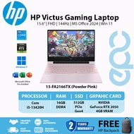 HP 15.6‘’ Victus Gaming Laptop (15-FA2166TX/15-FA2167TX) FHD | 144Hz | MS Office 2024 | Win 11 | 1Yr