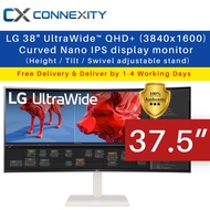 LG 38" UltraWide QHD+ 3840x1600 Curved Monitor 38WR85QC-W Gaming Monitor 144hz LG Monitor 38 Inch Mo