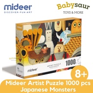 Mideer Artist Puzzle for Children Japanese Monsters by Philip Giordano 1000 pcs 8+