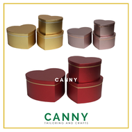 LOVE SHAPE CHROME GIFT BOX / BOUQUET BOX (W7503)