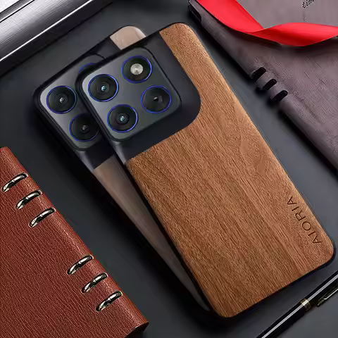 Case for MOTO Edge 70 5G funda bamboo wood pattern back cover for moto edge 70 case capa