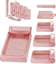 BAGSMART ก้อนบรรจุสำหรับการเดินทางการบีบอัดก้อนบรรจุสำหรับการเดินทางเครื่องบิน Essentials