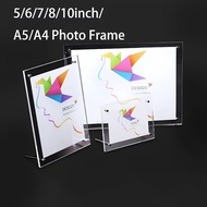 High quality desktop mica photo frames, diverse sizes A4, A5, A6, A7, B4, B5, B6.
