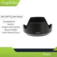 ALC-SH112 Plastic Petal Lens Hood for SONY NEX E-mount Lens 18-55mm f/3.5-5.6 OSS,35mm f/1.8 OSS Len