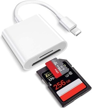 【現貨全新】SD 卡+ MicroSD讀卡器｜2 in 1 Card Reader｜Type-C Lightning