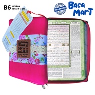 Al Quran MUSLIMAH AR RAUDAHAH B6 ZIPPER Al Quran Translation Tajweed Color Publisher Mecca Quran Qur