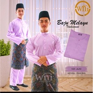 BAJU MELAYU TRADISIONAL LILAC