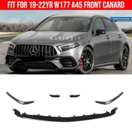 Mercedes-Benz A Class W177 A45 Front canard Splitter A45s bumper trim accessories