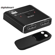 8K DisplayPort Switch 2 in 1 Out/ 1 in 2 Out Display Port DP Switch Supports 8K30Hz 4K120Hz for PC M