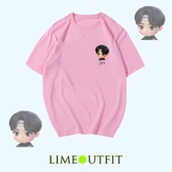 Tiny TAN JIN BTS - BAJU JIN BTS/KAOS JIN BTS/TUMBLR TEE/T-SHIRT/TOP/KAOS KPOP/KAOS BT21 COTTON BIG S