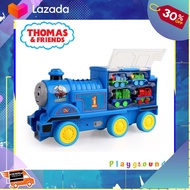 .สีสันสวยงามสดใส ของเล่น ถูก. รถไฟโทมัส กล่องใหญ่มีสไลด์เดอร์ในตัว Thomas Train Storage Box Set With Built-in Slider .เป็นของเล่น ของสะสม โมเดล ฟิกเกอร์.