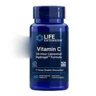 Life Extension Vitamin C 24-Hour Liposomal Hydrogel™ Formula / 60 Vegetarian Tablets