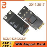 Original For iMac 21" A1418 A2116 27" A1419 A2115 Wifi Airport Card Bluetooth 4.2 BCM943602CDP 2015 