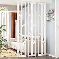 YUGXTH Wall Partitions Post, Metal Room Divider Column, Privacy Screens Columnar with Adjustable Fee