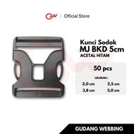 50mm key | 5.0cm slot | MJ BKD 5.0 cm BLACK