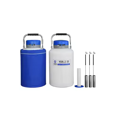 2L Cryogenic Liquid Nitrogen Dewar - YDS-2 Semen Tank for Artificial Insemination