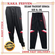 Tracksuit Dewasa Size XL-3XL F50  / Outdoor Sport Pants Size XL-3XL / Unisex Tracksuit Size XL-3XL
