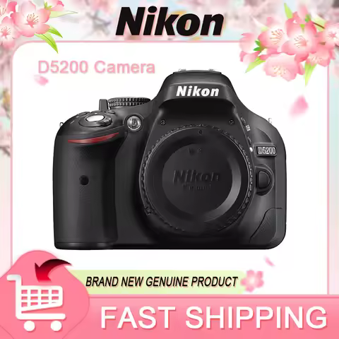 New Nikon D5200 Digital SLR Camera for Portrait Landscape Travel Photography Camera