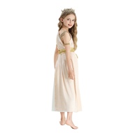 Halloween Children's Costume Ancient Cleopatra Athena Performance Costume Greek Goddess Medieval Dre