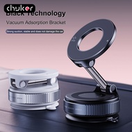 X68 Car Phone Stand Mechanical Vacuum Suction Cup Rotate 360° Strong Magnetic Adsorption Bracket Nav