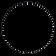 Black Chapter Ring for Seiko SKX007, SKX009, New 5 Sports SRPD series ETC.