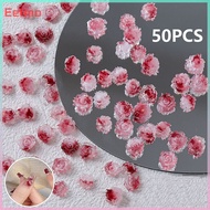 eetmo 50PCS 3D Resin Flowers Nail Art Ch Accessories Rose Camellia Nail Decor DIY Nails Decoration Materials Manicure Salon Supply sg