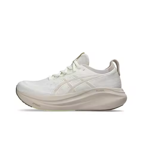 ASICS GEL Nimbus 27 Running Shoes Women's Low Top Ecru 1012B753-102