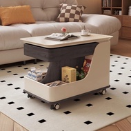 Table Foldable Coffee Adjustable Coffee Table Side Table With Wheels Movable Tea Table