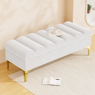 Penyimpanan Bangku Uthmaniyyah Untuk Bilik Tidur Dengan Tempat Duduk 420lbs, Bangku Penyimpanan Berl