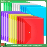 [in stock]24Pack Plastic Envelopes with Snap Closure, Plastic File Folders for Documents A4 Clear En