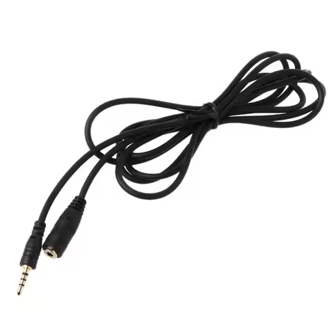2.5mm Male to Female 4 Pole Stereo Jack Extension Audio Cable Audio Adaptor Cable 150cm R9UA