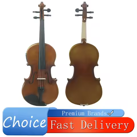 IRIN Professional 4/4 Electric Acoustic Violin Maple Body EQ Acoustic Violin Fiddle Instrument With 