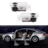 2PCS Car LED Logo Door Projectors For Audi A4 B6 B8 B7 A6 C5 C6 C7 A3 A5 Q3 Q5 Q7 TT Courtesy Ghost 
