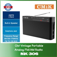 Cimk MK-306 Old Vintage Portable Analog FM/AM Radio WITH 90 DAYS STORE WARRANTY