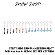 STRAY KIDS 3RD FANMEETING PILOT FOR 5-STARS SKZOO SECRET KEYRING